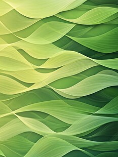 绿色动感波浪抽象背景图