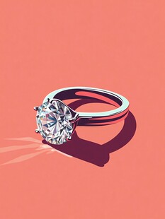 璀璨钻戒闪耀迷人光芒