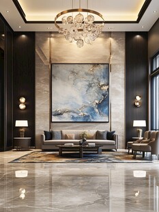 豪华大气现代风客厅空间