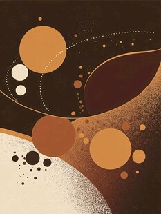 抽象几何图案艺术背景图