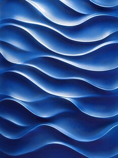 蓝色波浪纹理背景图案