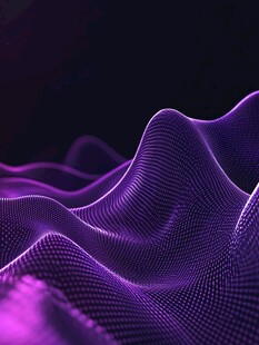 紫色动态网格波浪纹理图