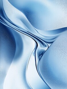 梦幻蓝色流体纹理图案