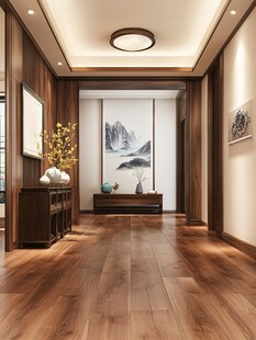 中式雅致玄关过道设计