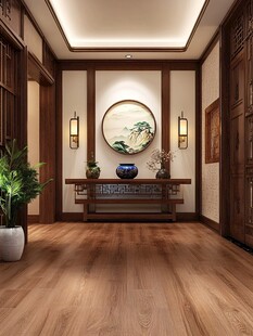 中式典雅玄关室内设计
