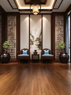 中式典雅客厅室内场景
