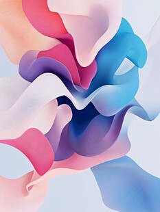 梦幻色彩流体艺术图案