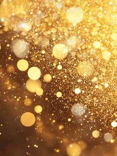 金色闪耀光斑梦幻背景图