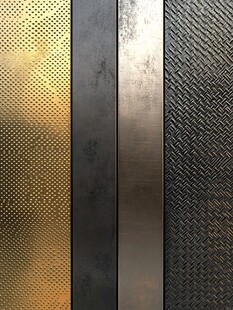金属材质纹理组合展示