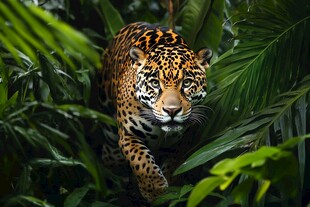 丛林中的美洲豹