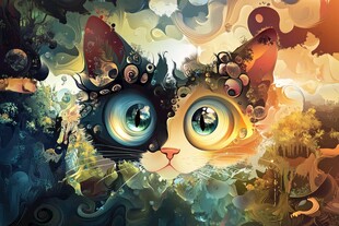 奇幻大眼猫的梦幻世界