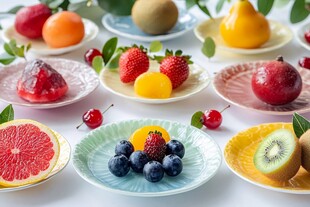 多彩水果拼盘 视觉盛宴