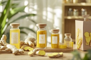 姜系护肤产品展示