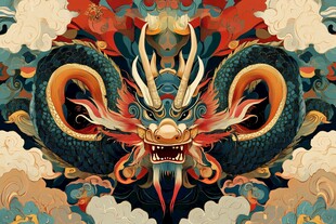 中式龙图腾 传统艺术之美