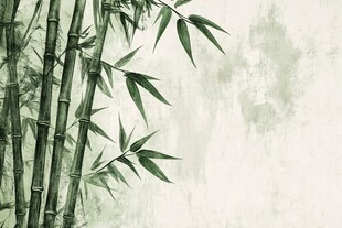 水墨风翠竹背景图