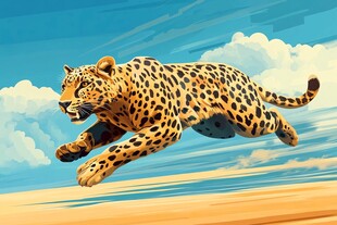 猎豹草原飞驰