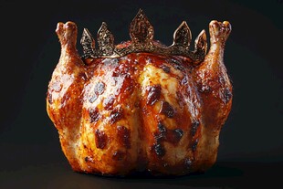 皇冠烤鸡 美味诱人呈现