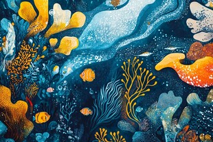 梦幻海底世界插画