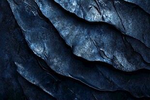 深蓝色褶皱纹理背景图