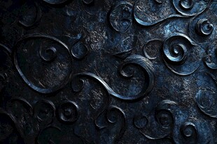 深邃金属风螺旋纹理背景