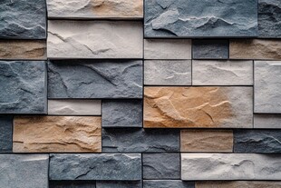 石砌墙面纹理 质感十足