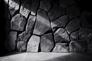 石砌墙面光影艺术