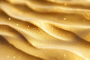 金色沙浪闪耀质感背景