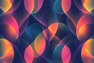 炫彩几何渐变抽象背景图