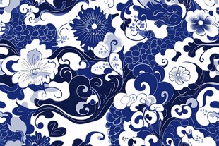 青花瓷传统花纹图案设计