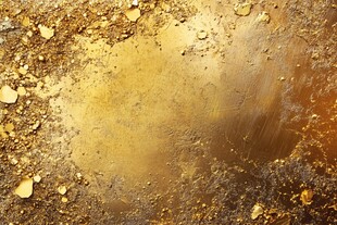 金色斑驳纹理背景图