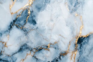 蓝白金大理石纹理背景