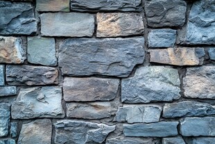 石砌墙面纹理特写