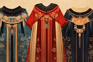 三款精美中式传统华服
