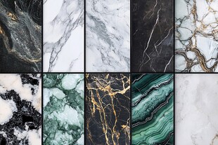 多样大理石纹理精美展示