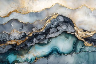 梦幻金纹流体艺术纹理