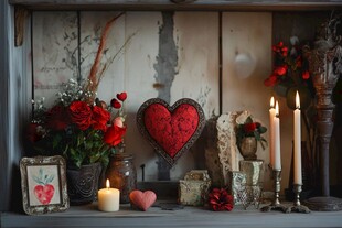 浪漫复古风的温馨装饰摆件