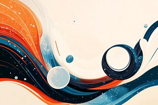 动感流体抽象艺术图案