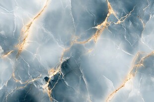 蓝金大理石纹理背景图