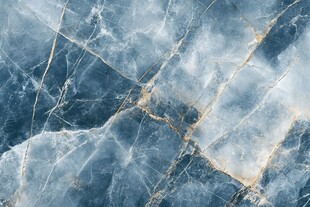 蓝金大理石纹理背景图