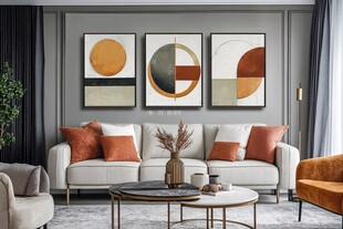 现代简约风客厅装饰展示