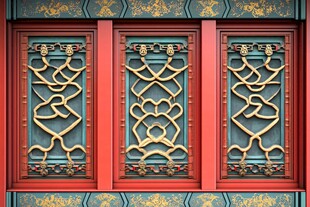 中式古典雕花门窗艺术