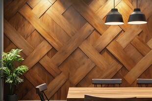木质墙面餐厅空间设计