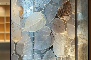 叶影玻璃装饰艺术