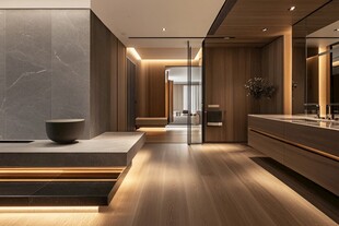 现代奢华风浴室室内设计