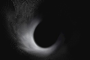科技感黑洞粒子抽象背景图