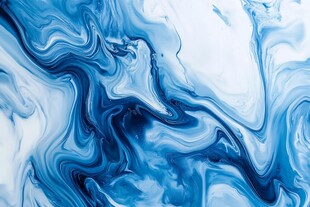 蓝色流体艺术纹理图案