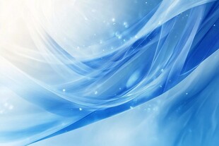 梦幻蓝色流动线条背景