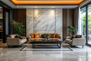 现代简约风客厅优雅空间