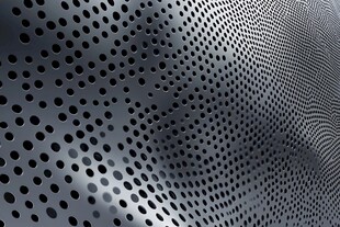 金属穿孔纹理背景图