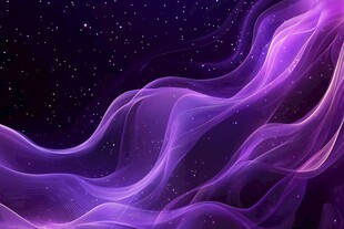 梦幻紫色星空流动线条